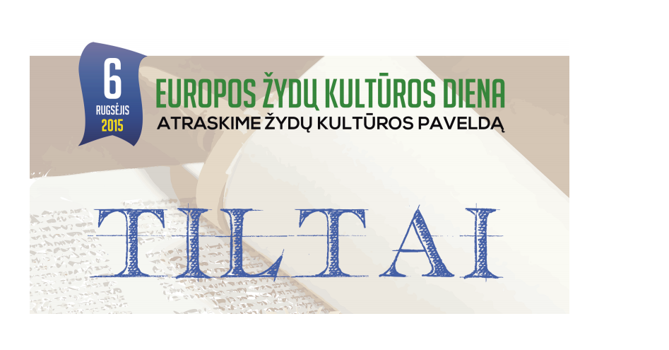 Rugsėjo 6 d. kviečia Europos žydų kultūros dienos renginiai