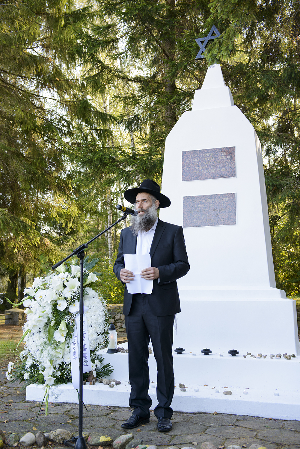 Šiauliai Jewish geto 70th comemoration