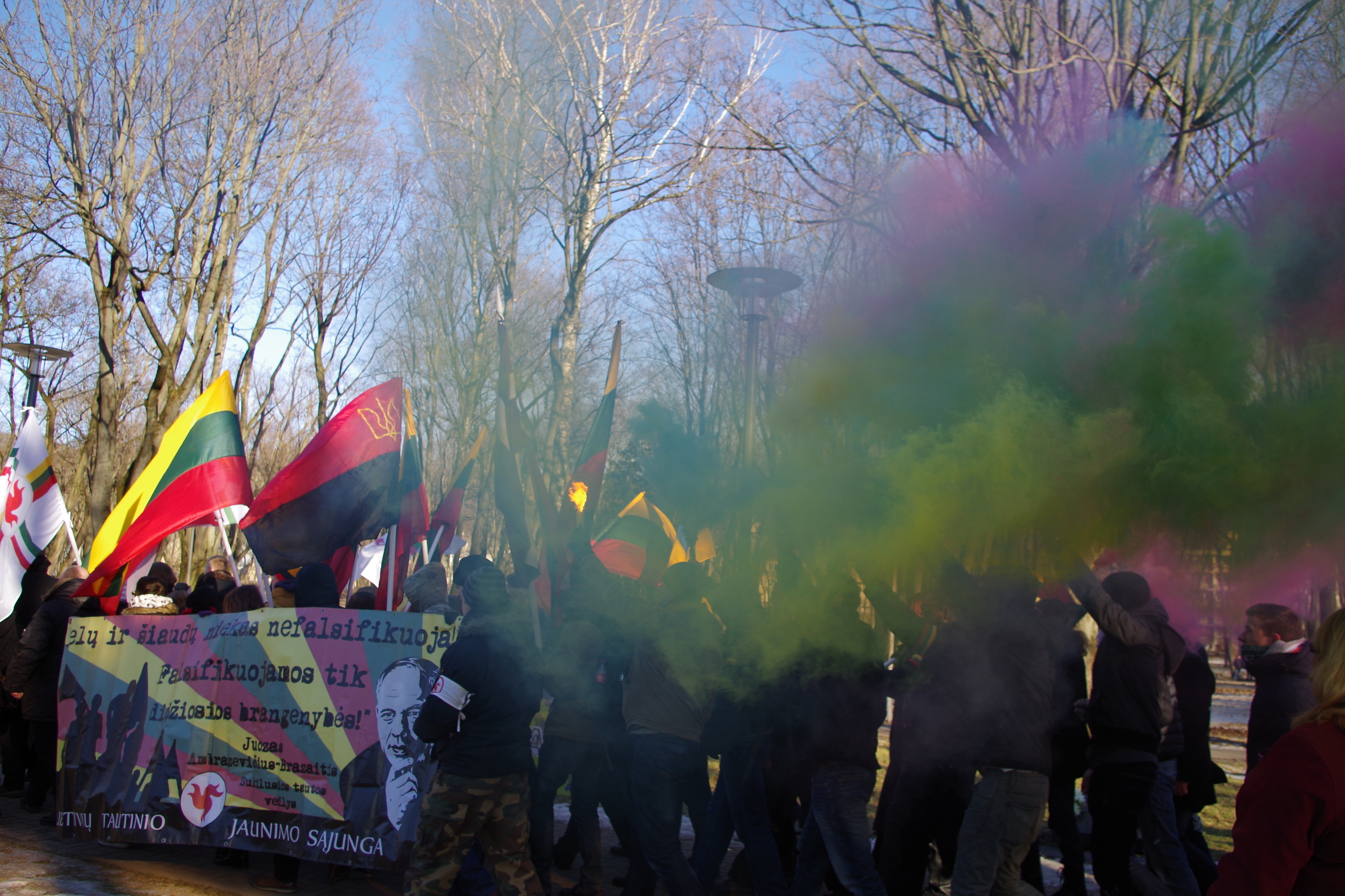 February 16 Lithuanian Independence Day Nationalist March in Kaunas Fails