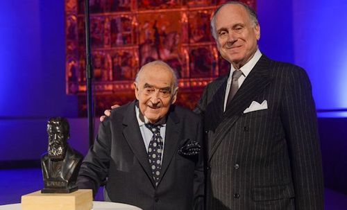 Lord Weidenfeld honored by World Jewish Congress for efforts on behalf of Israel and Jewish people