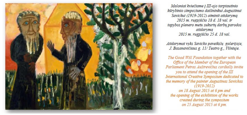 Augustino Savicko atminimui skirti simpoziumai Vilniuje