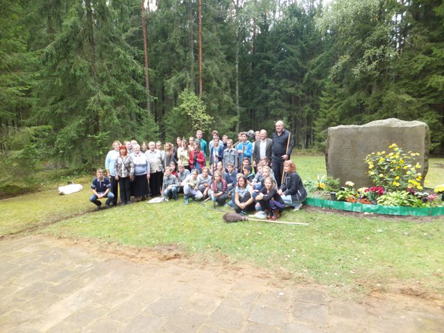 Žydų žudynių kapavietės Žaliojoje girioje tvarkymas