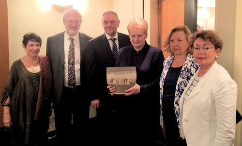 Dalia Grybauskaitė susitiko su Pasaulio žydų kongreso delegacija