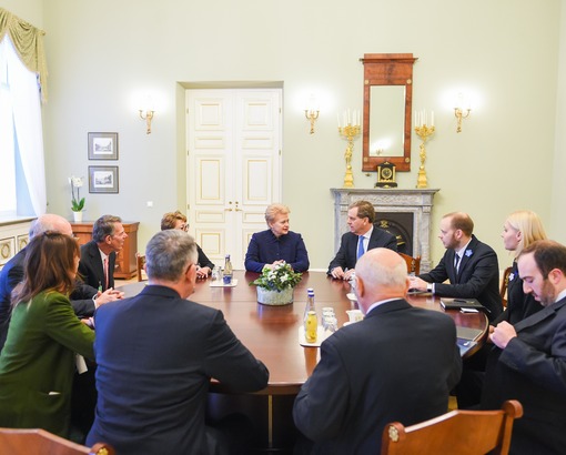 Prezidentė susitiko su Amerikos žydų komiteto vadovais