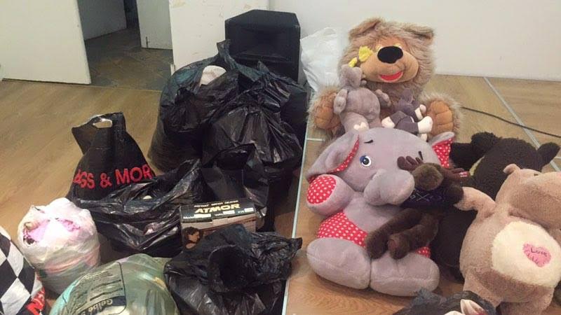 Paaukotų daiktų mugė Socialinio centro klientams