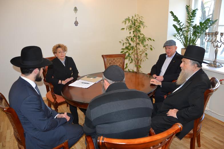 LŽB lankėsi rabinas Moshe Shapiro​