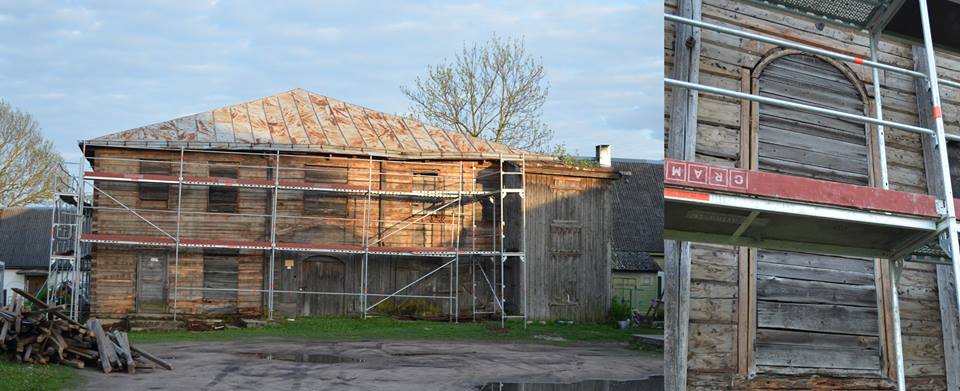 Žiežmarių sinagogoje tvarkybos darbų pradžia