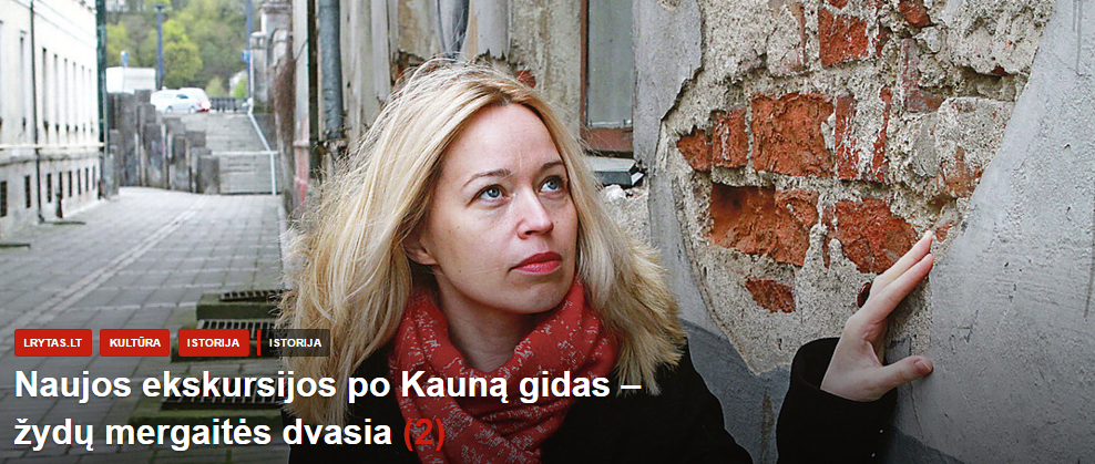 Naujos ekskursijos po Kauną gidas – žydų mergaitės dvasia