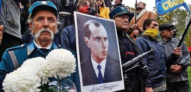Kijevo Maskvos prospektą pervardijo Rusijos nekenčiamo Stepano Banderos vardu