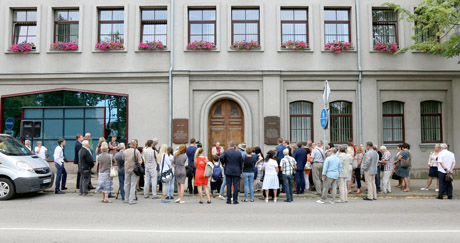 Buvusius šiauliečius įamžino „Atminimo akmenys“