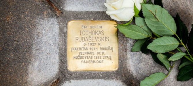 Vilniaus „Atminimo akmenų“ atsidarymas