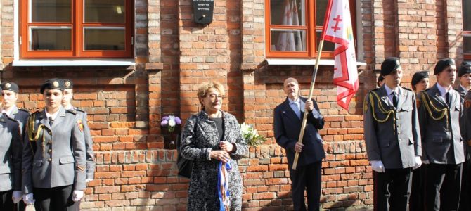 Kaune iškilmingai pagerbti žydų kariai, kovoję už Lietuvos Nepriklausomybę