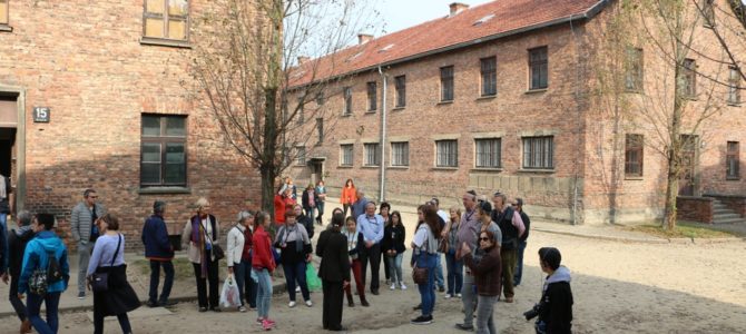 Panevėžio miesto žydų bendruomenė lankosi Aušvico ir Birkenau koncentracijos stovykloje