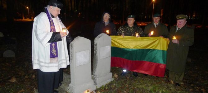 Lietuvos karių- žydų pagerbimas Žaliakalnio žydų kapinėse