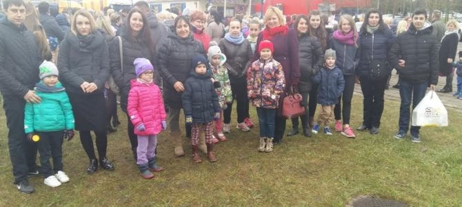 Panevėžio žydų bendruomenės vaikai lankėsi kilnojamame cirke