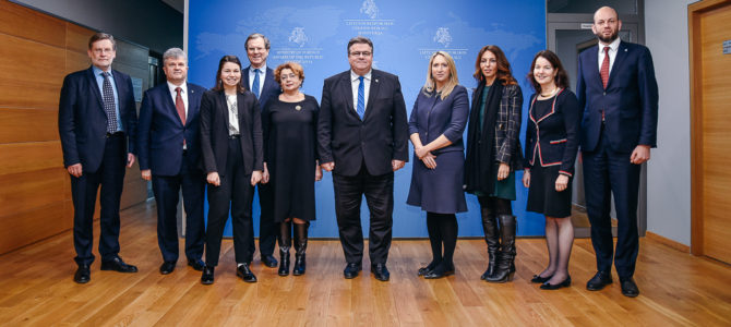 L. Linkevičius susitiko su Amerikos žydų komiteto vadovu