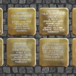 Stumbling stones laid in Vilnius