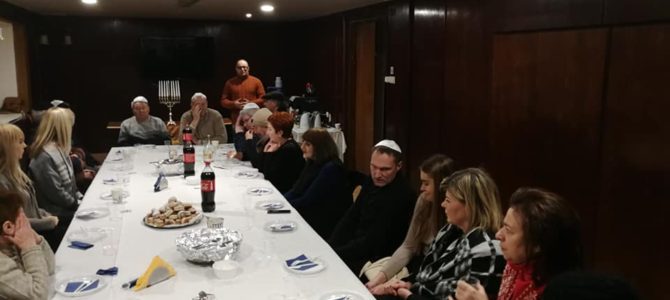 Первая Ханукальная свеча в Еврейской общине Шяуляйского уезда