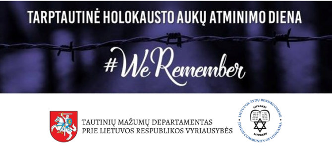 Tarptautinės Holokausto aukų atminimo dienos minėjimo renginiai