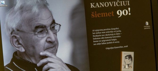 Lietuvos žydų literatūros kelias: Grigorijui Kanovičiui – 90