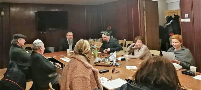 Урок Торы в еврейской общине Шяуляйского уезда