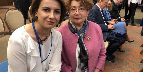 Lithuanian Jewish Community Chiarwoman Faina Kukliansky Attends International Leaders Summit in Kiev