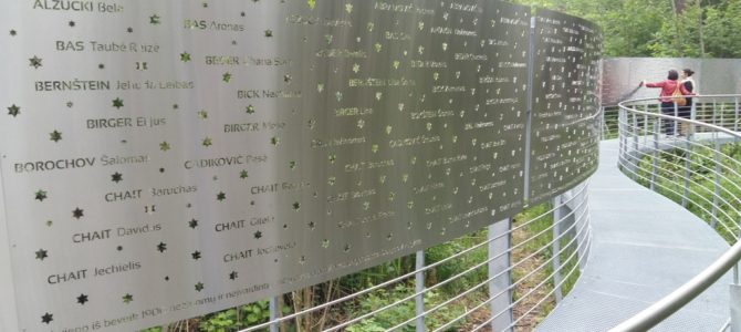 Some Glimpses of the Unusual New Holocaust Memorial in Biržai