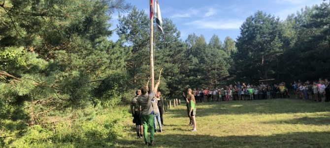 Sveikiname žydų skautus sėkmingai įsikūrusius stovykloje!