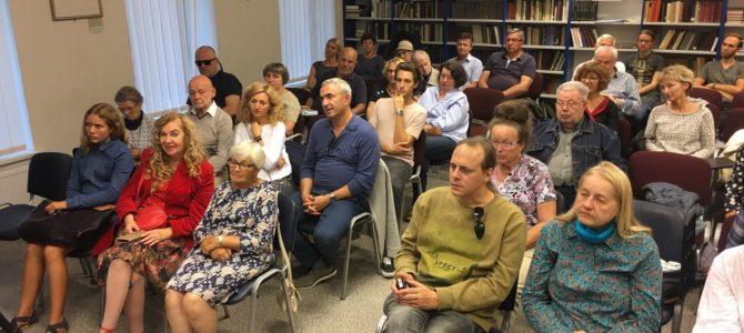 Day of Rescuers of Lithuanian Jews Commemoration at Vilnius Jewish Public Library