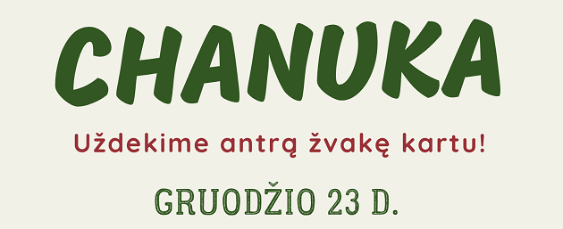 Come Celebrate Hanukkah at Kudirka Square and the Choral Synagogue in Vilnius