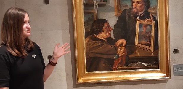 Žydų bendruomenė “Vilnius – Lietuvos Jeruzalė” surengė ekskursiją į Lietuvos meno pažinimo centro TARTLE parodą ,,Romantizmo amžius”