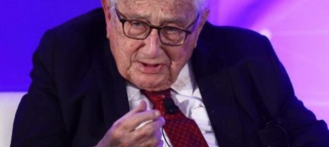 Kissinger Says Virus Part of New World Order