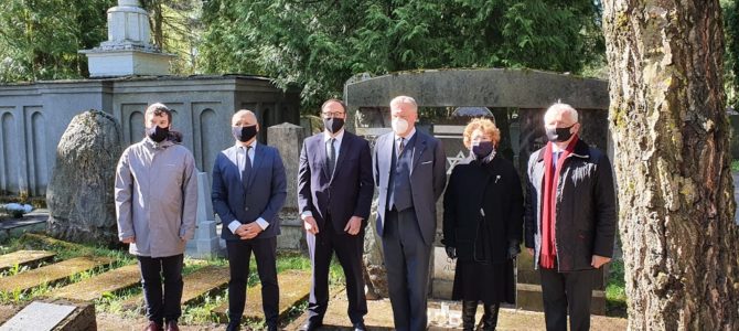 Gegužės 8d. Sudervės žydų kapinėse pagerbtos Antrojo pasaulinio karo aukos