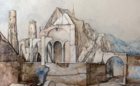 Tapytojo S. Bako paroda „Raktas į vaikystės miestą“ Tapytojo S. Bako paroda „Raktas į vaikystės miestą“