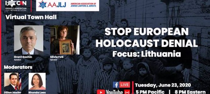 Stop European Holocaust Denial, Focus on Lithuania