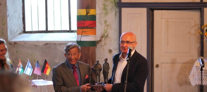 В Русне вручена награда “За укрепление индийско-литовской дружбы”