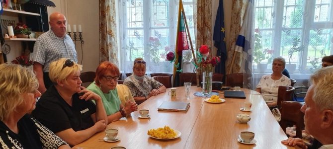 Members of Panevėžys Union of the Blind and Visually Impaired Interested in Jewish History