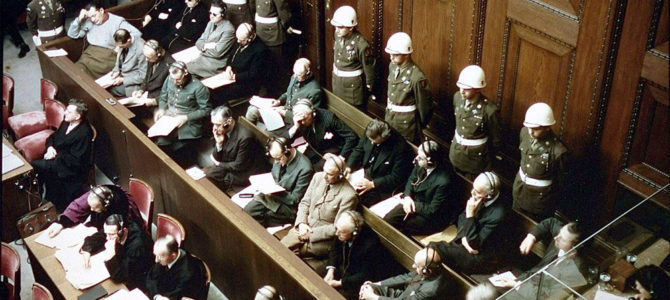 Росархив рассекретил документы из фонда Нюрнбергского трибунала