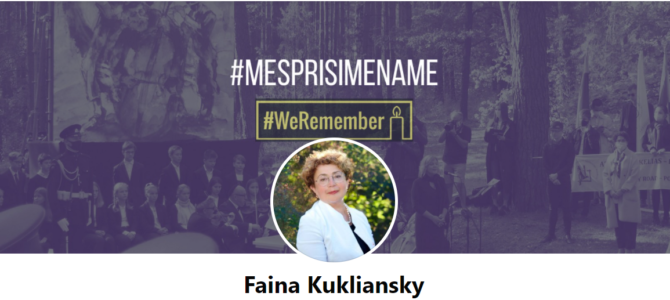 Pasaulinė akcija #MesPrisimename – Holokausto aukoms atminti ir pagerbti