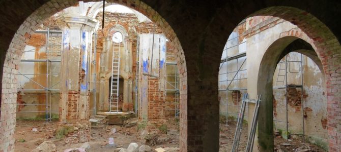 Kalvarijos vasarinė sinagoga jau apsaugota nuo lietaus ir sniego