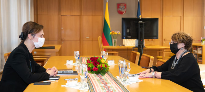 Состоялась встреча председателя ЕОЛ с главой Сейма Литвы