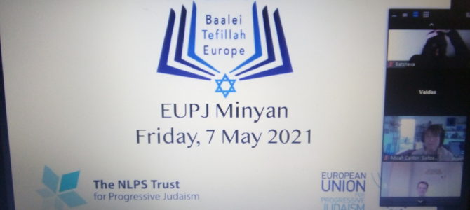 LJC Holds Virtual Sabbath with Rabbi Nathan Alfred of European Union for Progressive Judaism