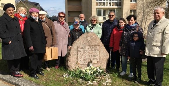 Šiaulių krašto žydų bendruomenės nariai gegužės 9 d. pagerbė II-ojo Pasaulinio karo aukas
