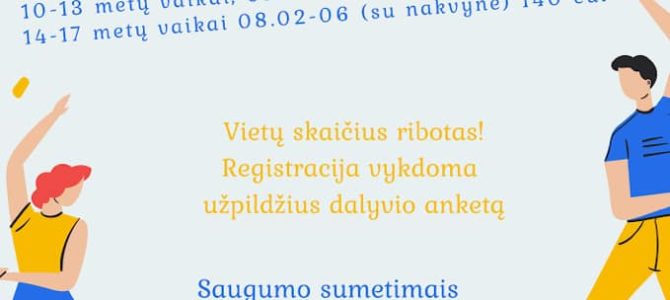 Informacija stovyklaujantiems LŽB stovyklose