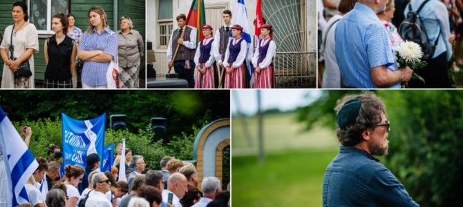 “Atminties kelio“ eisena Jurbarke – akimirkos