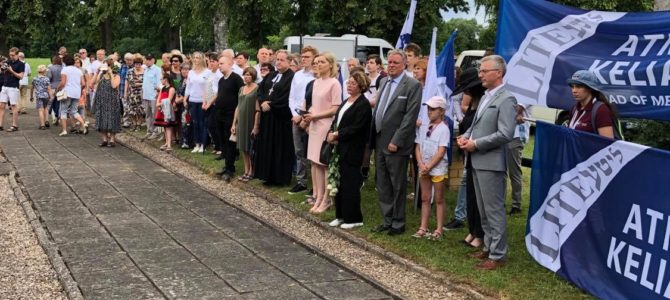 Photos from the Road of Memory Procession in Jurbarkas Photos from the Road of Memory Procession in Jurbarkas