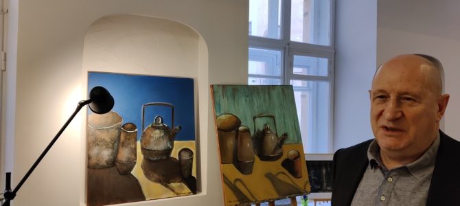 В Еврейской общине Литвы открыта выставка художника С. Лисера “Сохранившаяся посуда”