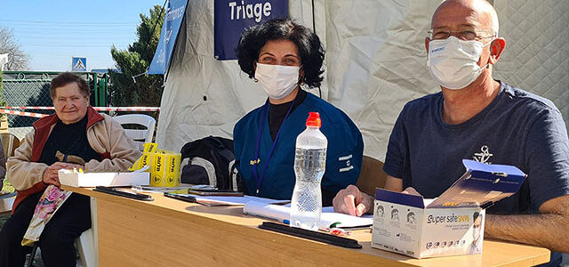 Израильский полевой госпиталь на западе Украины за первые два дня работы принял около 160 пациентов