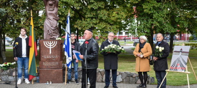 Day of Remembrance of Lithuanian Jewish Victims of Genocide Marked in Panevėžys