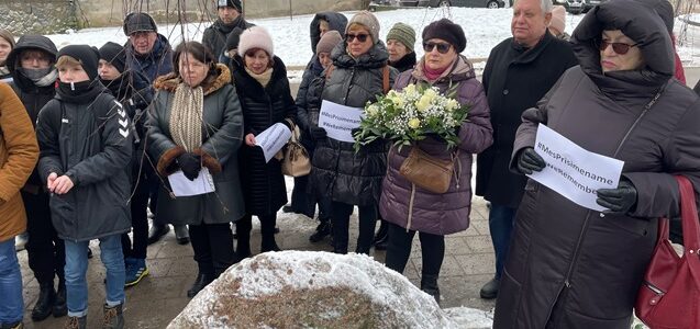 Šiauliai Marks International Holocaust Remembrance Day